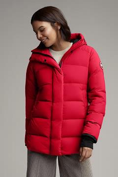 Chamarras Canada Goose Mujer Mexico - Alliston Chaqueta De Plumas Rojos IS0321976
